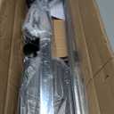 Pull Down Closet Rod, 60 lbs Load Capacity Adjustable 26-35 Inches Stainless Steel Soft-Close Wardrobe Lift with Two-way Buffering, Side&Back Mounted for Hanging Clothes