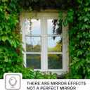 WPCTEV Window Film Mirror One Way Daytime Privacy Anti UV Static Cling Window Film Removable Decorative Screen Stickers Brown & Silver 6 Mil 29.5 Inch x 6.5 Feet