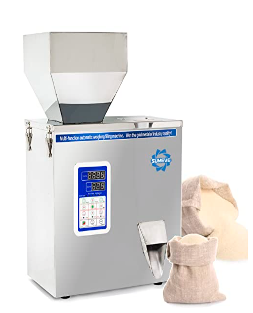 Sumeve Powder Filling Machine, Multifunction Automatic Filling and Packing Machine, Particle Subpackage Machine 1-200g(0.44 lb)