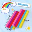 2 x AmoreAngel Crafts 1Big Block Rainbow Pencil Erasers, Large Erasers, Dividable into Small Pieces for Detailing, Sketching, and Office Use