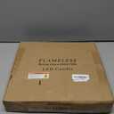 Flameless Candles with Embedded Star String - Battery Operated LED Candles, with Remote,12 Red Flickering Candles for Christmas, Weddings, Home Decor & Party,(D 2.3"H 5" 6" 7")