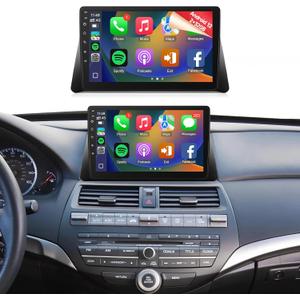 Naifay Android 12 Car Radio for Honda Accord 8th 2008 2009 2010 2011 2012 2013, 10.1inch IPS Touch Screen for Accord Stereo with Carplay Android Auto/Bluetooth/GPS/WiFi/FM/Backup Camera