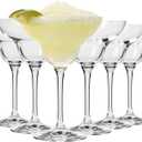 Krosno Margarita Cocktail Glasses, Set of 6, 9.1 oz, Mixology Collection, Ideal for Cocktails, Frozen Desserts, Dishwasher Safe, Made in Europe