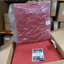 Arden Selections Outdoor Deep Seat Cushion Set, 24 x 24, Water Repellant, Fade Resistant, Deep Seat Bottom and Back Cushion for Chair, Sofa, and Couch, Ruby Red Leala