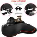 Oversized Bike Seat for Peloton Bike & Bike+, Comfort Seat Cushion Compatible with Peloton, Road or Exercise Bikes, Bicycle Wide Saddle Replacement for Men & Women, Accessories for Peloton