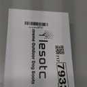 Dog Shoes Boots for Medium Dogs, Pet Boots & Paw Protectors for Winter Snowy Day with Adjustable Straps for Walking Running Hiking Outdoor Pet Booties Shoes Socks（Black, L)