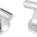 2 Pcs WP7737P245-60 Stove Burner Control knob for 74007918 Whirlpool Cooktop JEC8430ADS JEC8536ADS JEC9530ADS JEC9536ADS JGD8430ADS JEC8430ADB