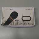 HOTEC Premium Vocal Dynamic Handheld Microphone with 19ft Detachable XLR Cable and ON/Off Switch (Metal Black) (H-W07)