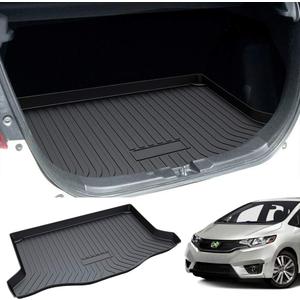 Powerty Cargo Mat Fit for Honda Fit 2015 2016 2017 2018 2019 2020 Trunk Mat Accessories All Weather TPO Rear Cargo Liner Upgrade Material