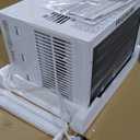 Frigidaire 8,000 BTU Window Air Conditioner with Remote Control, Cools Up to 350 Sq. Ft., Quiet Operation, Eco Mode, 3 Fan Speeds, Auto Restart, White