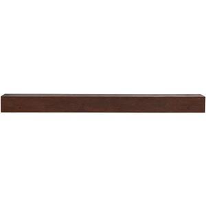 Touchstone Encase 60-Inch Floating Mantel for Electric Fireplaces – Rustic Solid Wood – Farmhouse Style Shelf – Espresso Finish – Model 90004