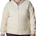 Columbia Women's Hart Mountain Quilted Hooded Full Zip (Chalk)