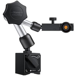 Neoteck Magnetic Base Stand Indicator Holder for Test Indicator Gauge Nano-90lbs/40kg Tensile Force