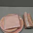 FoldTier 200 Pcs Graduation Plates and Napkins 2026, Pink and Gold Graduation Decorations, Class of 2026 Congrats Grad Paper Plates and Napkins for College High School Graduations Party, Serve 50
