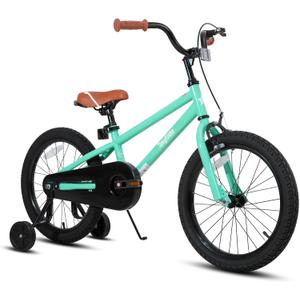 JOYSTAR Kids Bike for Ages 2-12 Years Old Boys Girls, 18 Inch BMX Style Kid's Bikes with Training Wheels, Children Bicycle for Kids and Toddler, Multiple Colors, 18 Inch with Training Wheels & HandBrake
