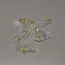 Gold Bow Drawer Knobs Brass Bow Knobs for Dresser Decorative Brass Drawer Pulls Vintage Cabinet Handles for Home Bedroom Kitchen Cabinets Hardware Cupboard(Small Size,Gold,8 Pcs)