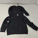 Amazon Essentials Boys and Toddlers' Fleece Crew-Neck Sweatshirts, Multipacks (Small, Black)