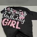 Grandma of The Birthday Girl Farm Cow 1 St Birthday Girl T-Shirt, Size L