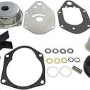 812966A12 Water Pump Impeller Repair Kit for Mercury Mariner Force 4 Stroke 3/4-Cyl 30 40 50 55 60 HP Outboard Motors Replacement 46-812966A12 Sierra 18-3690