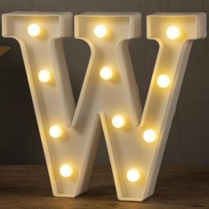 HXWEIYE Light Up Letters LED Marquee Letters Lights Sign 26 Alphabet and 10 Number Big Lights Letter for Party Birthday Bar Battery Powered Christmas Decor Letter Lights (Warm White W)