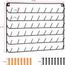 4 pack thread holder wall mount54 spools sewing thread organizersewing thread storagethread rackspool thread holderthread organizers and storagethread spool organizerBlack