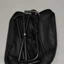 Portable Stool for Mountaineering and Hiking, 2025 New Lightweight Foldable Stool with Carrying Bag, Outdoor Footstool for Picnic Hiking Fishing (Black, Large)