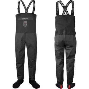 Mens 3L-Gore Pro-Tex Waterproof Fishing Waders Bib Pants  Breathable, Heavy-Duty Overalls for Foul Weather (Large)