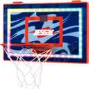 Jesser Basketball Hoop with Balls | Fun Indoor Game for All Ages 6+, Gift for Kids, Children, Teens & Families, Bedroom & Playroom | Toy for Boys & Girls (Ceiling Hoop or Over The Door)