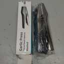 Garlic Press Stainless SteelPremium Garlic Mincer ToolHeavy Duty Professional garlic grinder No Need to Peel Garlic Ginger CrusherEasy Clean, Dishwasher Safe & Rust-proof