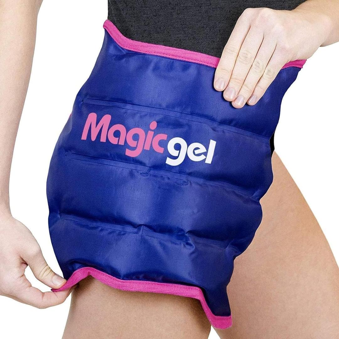 Magic Gel Hip Ice Pack Wrap - Reusable Cold Pack for Hip Bursitis, Hip Replacement Surgery and Hip Flexor Pain. Hip ice wrap for Inflammation, Swelling and Hip Pain Relief