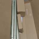 TONIAL Curtain Rods for Windows 48 to 84 Inch, Telescoping Splicing 3/4 Single Rods for Windows Decorative Drapery Rod 32 to 86 (2.6-7.2ft) with Acrylic Diamond Finial, Champagne Gold