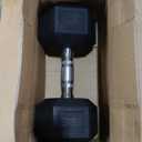 CAP Barbell 35 LB Coated Hex Dumbbell Weight, New Edition