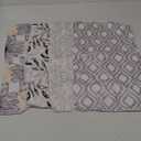 Artoid Mode Silver Floral Leaves Boho Kitchen Towels Dish Towels, 18x26 Inch Seasonal Decoration Hand Towels Set of 4