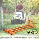 Upgraded Retractable Lawn Tractor Lift Jack, Fits Under 41-Inch Mowers, 1000 Lb Capacity, Simple Install & StoreLawn Mower Jack Lift