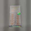 BTArtbox Press On Nails Short - Almond French Tip Press On Nails with Glue for Women, Soft Gel Glue On Nails in 16 Sizes - 32 Stick On Nails Kit, White French