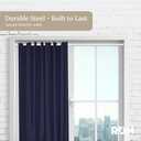 Room/Dividers/Now Heavy Duty Tension Curtain Rod: Adjustable No-Drill Curtain Rod for Windows, Bedrooms and Closets - Sturdy Tension Rod (80-120 Inches, White)
