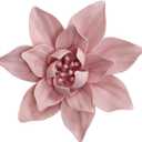 Ceramic Flower Wall Art Dcor, Artificial Flower Wall SculptureHandcrafted 3D Hanging Porcelain Flowers for HomeHallwayLiving Room (Pink,Magnolia, 2.76")