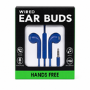 Wired  Ear Buds Earphones Blue ,Pack Of 2