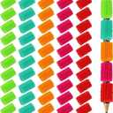 50Pcs Pencil Grips Fun and Stress-Relieving Pencil Tool Pencil Grips for Kids Student Adult Handwriting Reusable