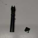 Torch Lighter, Bright Fire Lighter with Safety Lock and Adjustable Red/Blue Flame, Refillable Butane Gas Windproof Jet Flame Cool Lighters, for Candles Campfires BBQ Baking, Camping, Gift (Black)