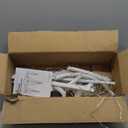 JOYIN 3 Pack LED Christmas Cone Tree Lights, 4FT 5FT 6FT Outdoor Lighted Tree with 8 Lighting Modes & Star Topper, Christmas Decorations for Yard Porch Patio Garden Holiday Decor, Warm White