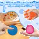 Squishy Fidget Toys Stress for Kids and Adults, Super Solid Squeeze Ball, Sensory for Stress Relief, Birthday, Easter Basket Stuffers and Party Favors (Blue)