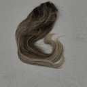 Munx Ombre Highlight Ash Blonde Lace Front Wigs Human Hair, 13x6 HD Straight Lace Front Wigs Human Hair Pre Plucked Balayage Glueless 180% Density Brown Roots Highlight Human Hair Wig 20" (#3T8P613)