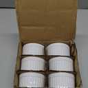 MALACASA Mini Ramekins 2 oz set of 24, Ramiken, Ceramic Creme Brulee Ramekins, White Custard Cups, Small Dipping Bowls for Kitchen Serving Sauce Condiments, Dishwasher Oven Safe, Series RAMEKIN.DISH