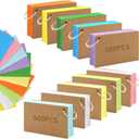 1000 PCS Index Cards 3x5 Inches Colored Flash Cards with Ring, Punched Lined Flashcards Ruled Index Cards Notecards Study Cards Heavy Note Cards for Studying, Learning, School, College, Memory