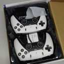 FCHOZY 2026 Upgraded Retro Gaming Console, Classic Video Games with 4K HDMI, 20,000+ Games and 23 Emulators, Nostalgia Game Stick Pro, Upgraded Dual 2.4G Wireless Controllers 64GB (White)