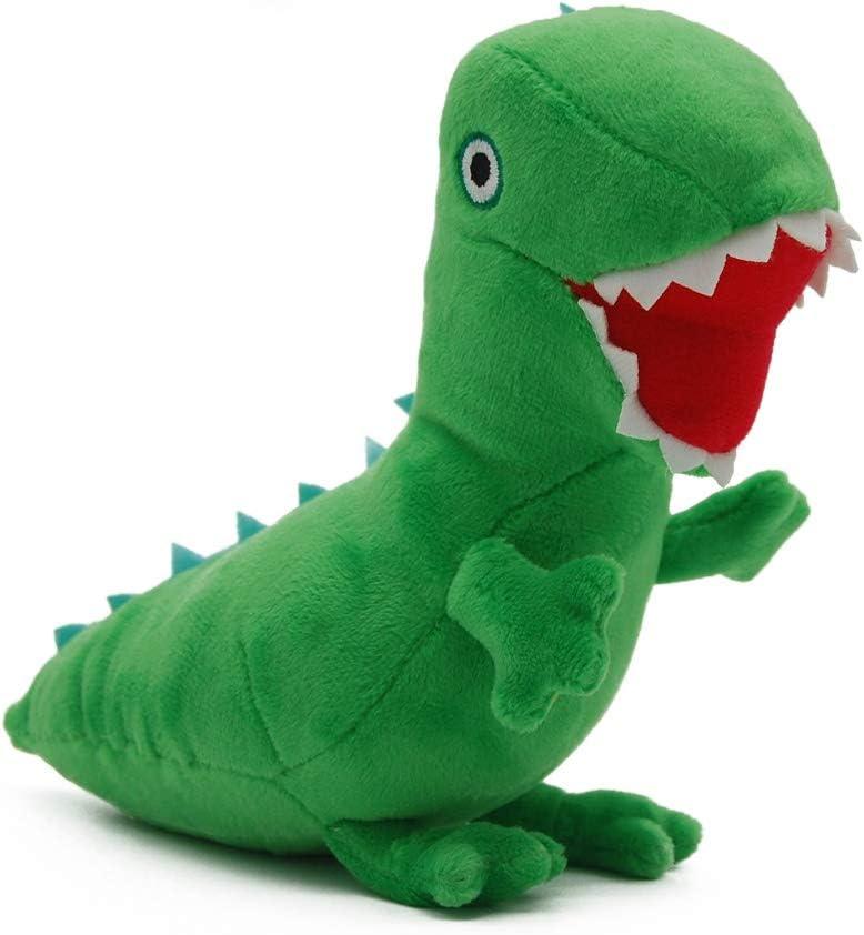 Happy Trees George Dinosaur Plush Stuffed Cartoon Dinosaur Doll Toys, 6.7"