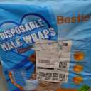 Bestle Male Dog Wrap, Disposable Dog Diapers, 40 Count, L (Waist 23.6-31.5), Wetness Indicator, Ultra Protection, Leak Proof, Super Absorbent, Soft