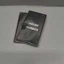 2 x TripDock 5.5 Inch House Number, Metal Address Number, Decoration Door, Street, Mailbox, Home, Easy to Install, Black Brown (Number 0)