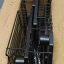 KEGII Corner Shower Caddy Tension Pole - Shower Tension Rod Organizer, Floor to Ceiling Shower Caddy 25-114.2 inch, Towel Rack Corner Waterproof, Black
